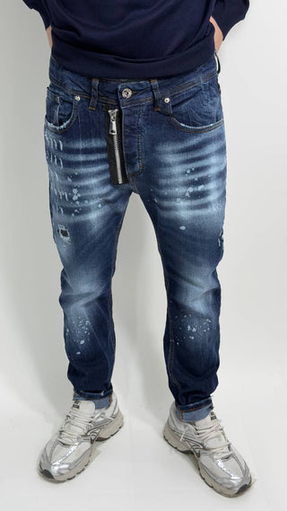 Jeans Cianotic Con Zip