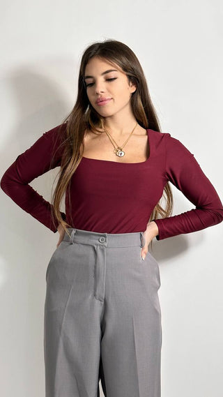 Body Scollo Quadrato