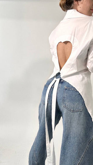 Camicia Scollo Cuore