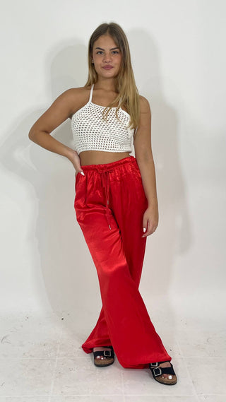 Pantalone In Raso