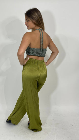 Pantalone In Raso