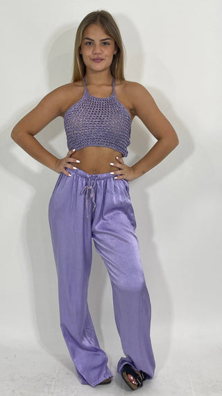 Pantalone In Raso