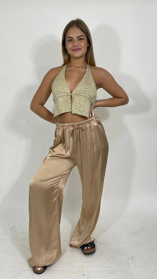 Pantalone In Raso