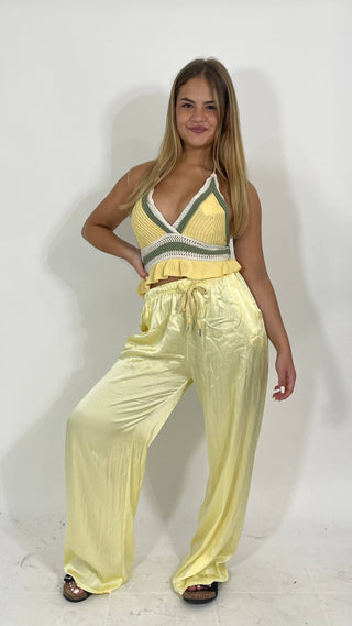 Pantalone In Raso