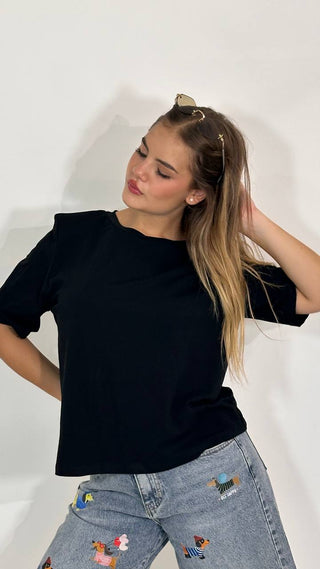 T-shirt Con Spalline