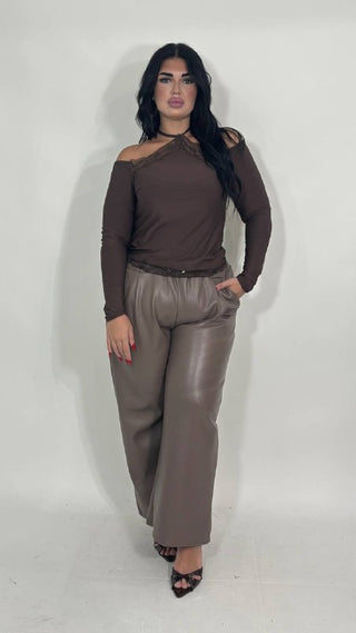 Pantalone Ecopelle