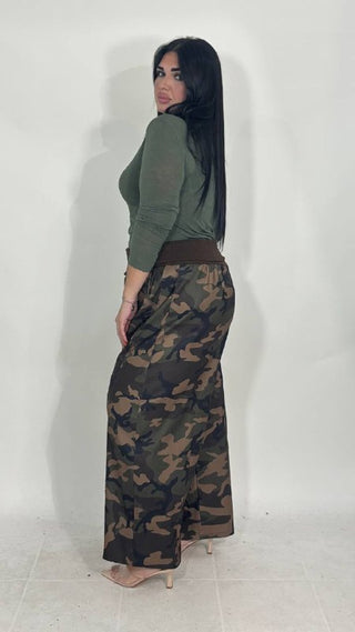 Pantalone Con Fascia Larga