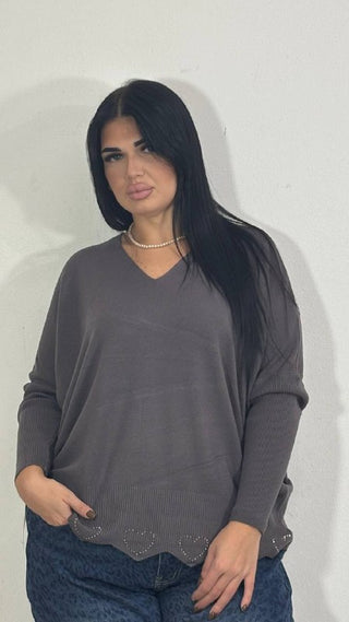 Maglia Scollo A V